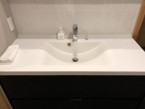 別府ホテル塒　洗面台写真